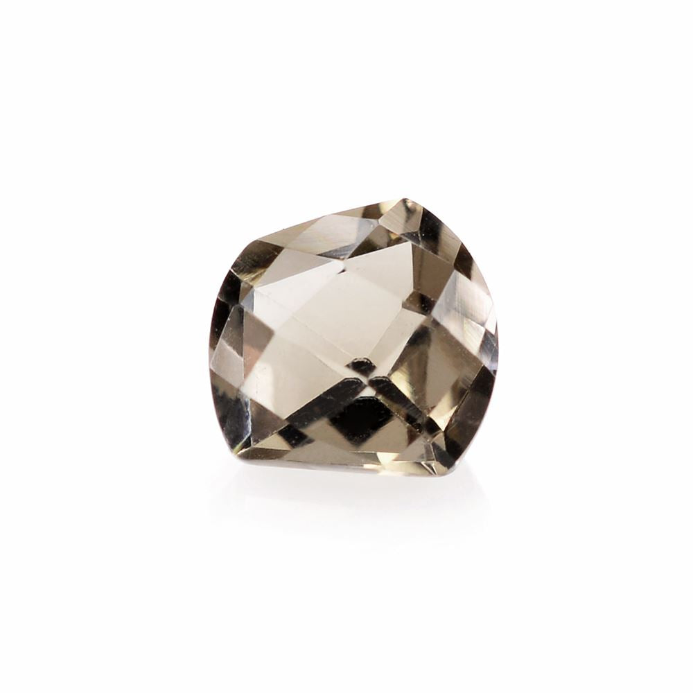SMOKY QUARTZ CHECKER CUT FANCY 6MM 0.93 Cts.