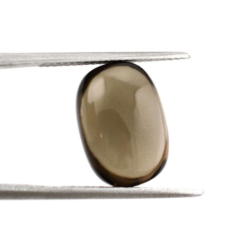 SMOKY QUARTZ PLAIN TUMBLE 15X10MM 9.80 Cts.