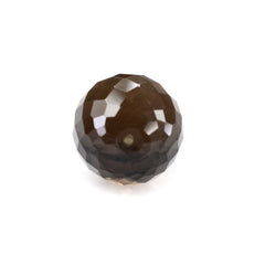 SMOKY QUARTZ CHECKER CUT OLIVE (HALF DRILL) 12X10MM 8.75 Cts.