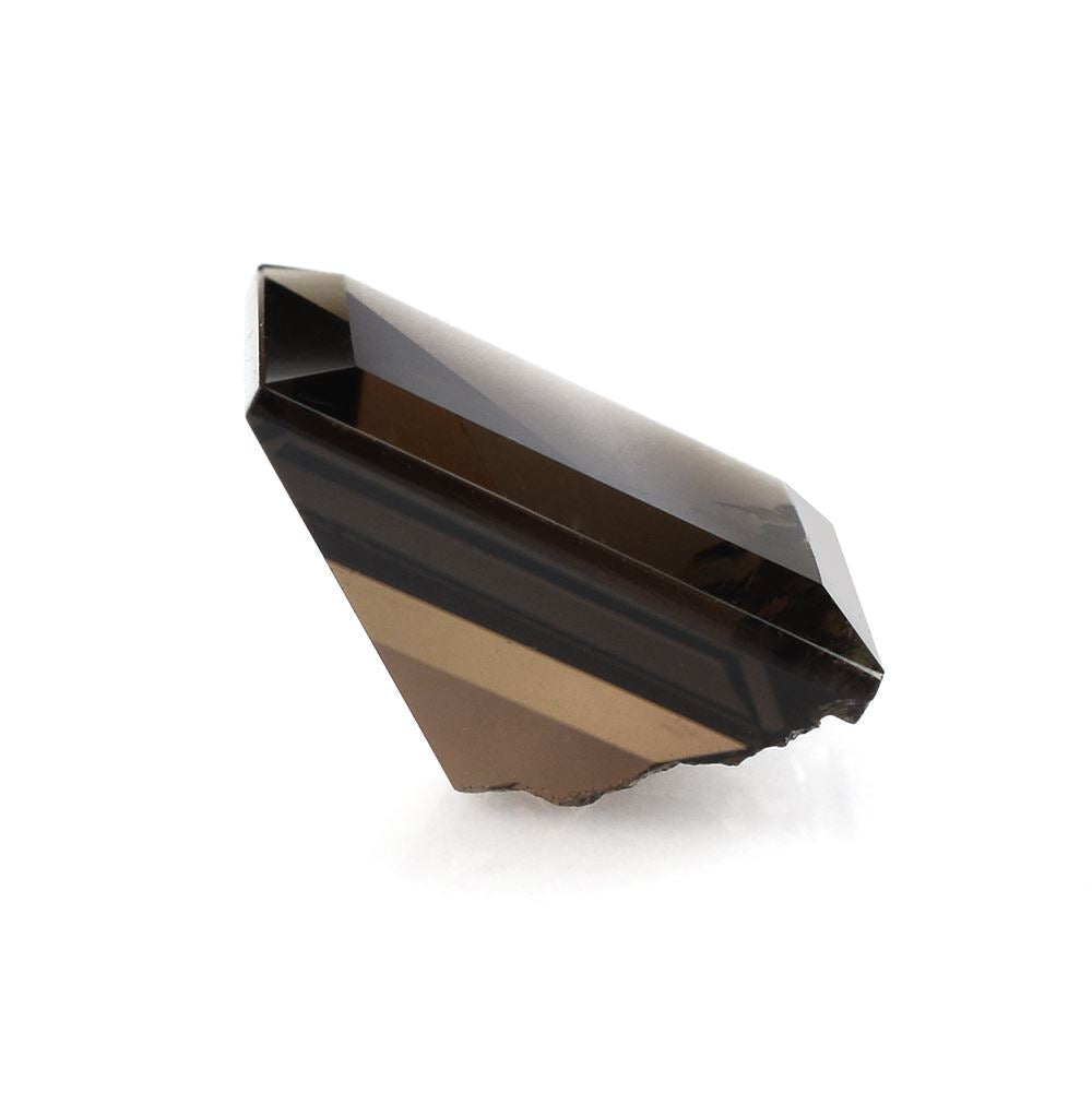 SMOKY QUARTZ CUT SQUARE (ONE SIDE ROUGH) 16MM 14.90Cts.