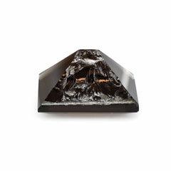 SMOKY QUARTZ CUT SQUARE (ONE SIDE ROUGH) 16MM 14.90Cts.