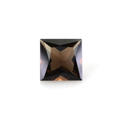 SMOKY QUARTZ PRINCESS CUT SQUARE 9MM 3.10Cts.