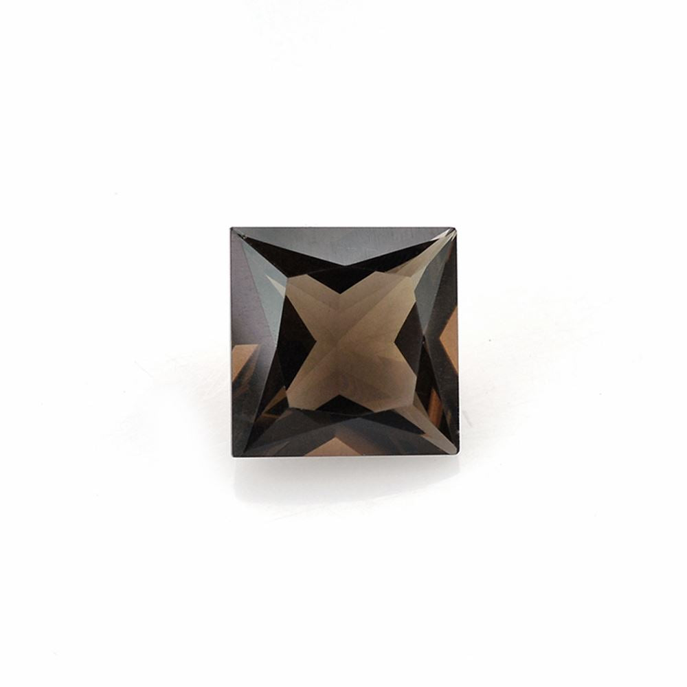 SMOKY QUARTZ PRINCESS CUT SQUARE 9MM 3.10Cts.