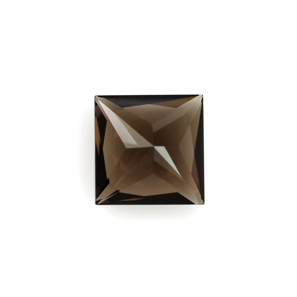 SMOKY QUARTZ PRINCESS CUT SQUARE 9MM 3.10Cts.