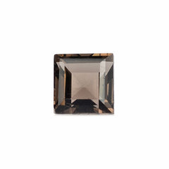 SMOKY QUARTZ CUT SQUARE 3.5MM 9.95Cts.