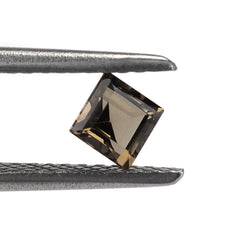 SMOKY QUARTZ CUT SQUARE 3.50MM 0.24 Cts.