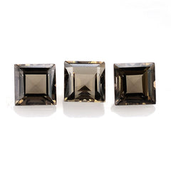 SMOKY QUARTZ CUT SQUARE 3.50MM 0.24 Cts.