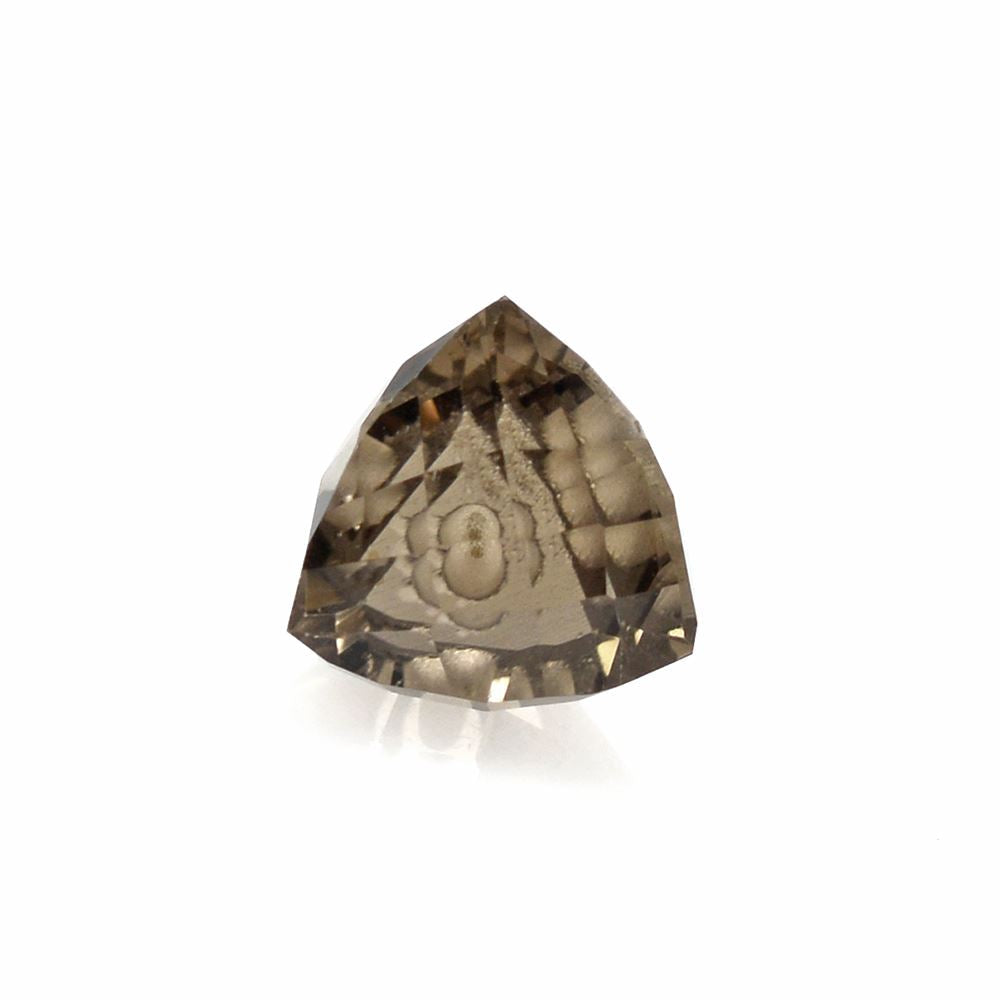 SMOKY QUARTZ TRILLION CHOPASA (HALF DRILL) 6MM 1.33Cts.