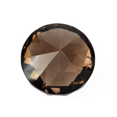 SMOKY QUARTZ ROSE CUT HIGH DOME ROUND 10MM 4.60Cts.