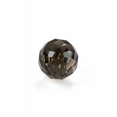 SMOKY QUARTZ FACETED DROPS (LITE) (HALF DRILL) 14X8MM 6.22Cts.