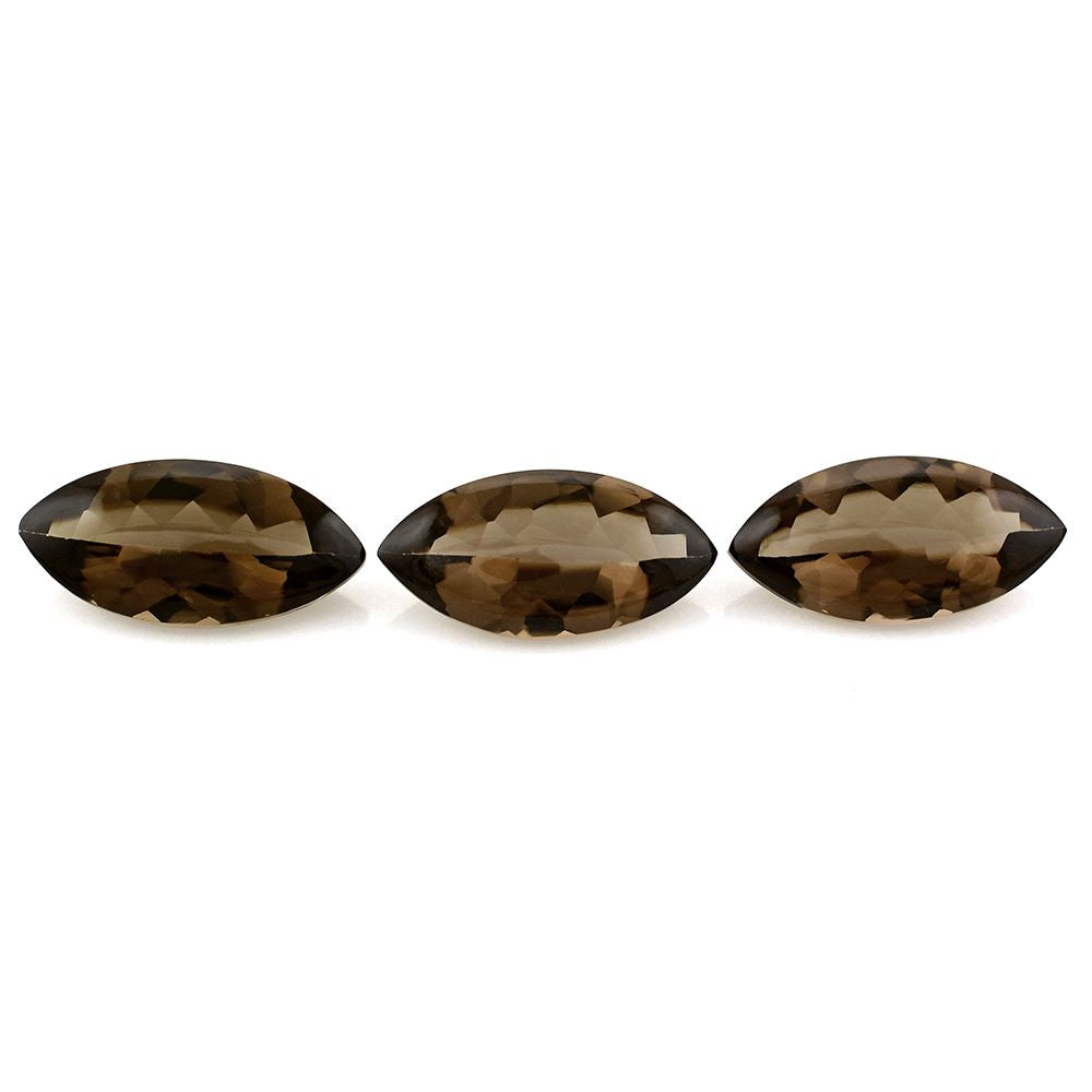 SMOKY QUARTZ BUFFTOP MARQUISE 20X10MM 6.56 Cts.
