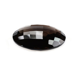 SMOKY QUARTZ BRIOLETTE ROUND 28MM 38.2 Cts.