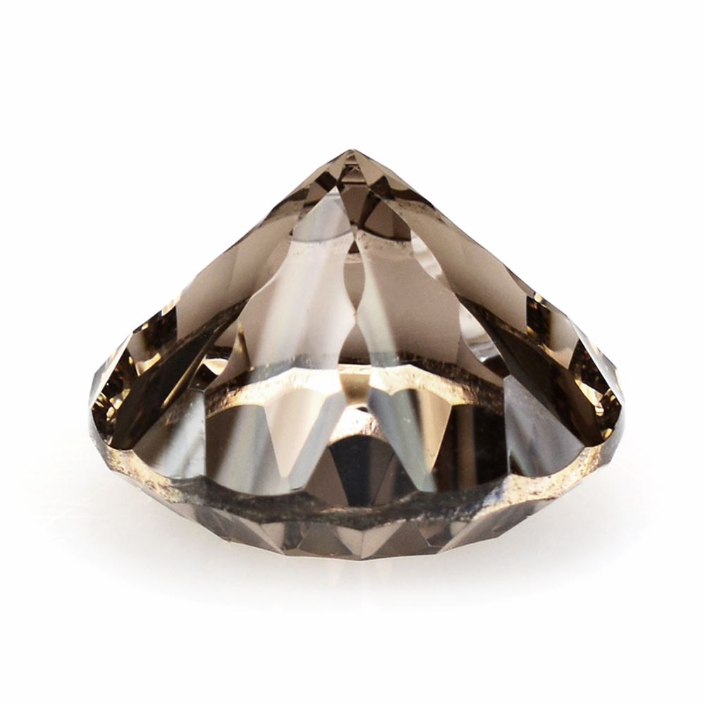 SMOKY QUARTZ CONCAVE SPLENDOR CUT ROUND 16MM 13.15 Cts.