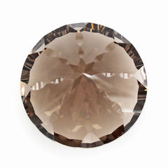 SMOKY QUARTZ CONCAVE SPLENDOR CUT ROUND 16MM 13.15 Cts.