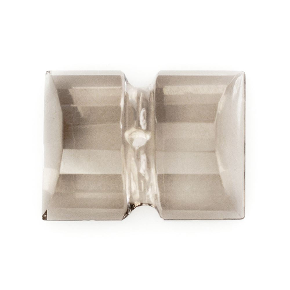 SMOKY QUARTZ BAGUETTE CAB WITH CARVED BELT (DES#128) (FULL DRILL) LITE 16X12MM 8.20 Cts.