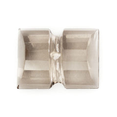 SMOKY QUARTZ BAGUETTE CAB WITH CARVED BELT (DES#128) (FULL DRILL) LITE 16X12MM 8.20 Cts.