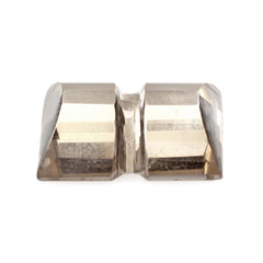 SMOKY QUARTZ BAGUETTE CAB WITH CARVED BELT (DES#128) (FULL DRILL) LITE 16X12MM 8.20 Cts.