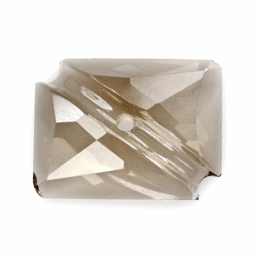 SMOKY QUARTZ OCTAGON CABS WITH CARVED BELT LITE 16X12MM 7.60 Cts.