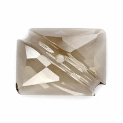 SMOKY QUARTZ OCTAGON CABS WITH CARVED BELT LITE 16X12MM 7.60 Cts.