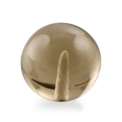 SMOKY QUARTZ PLAIN BALLS MEDIUM (HALF DRILL) 8MM 3.57 Cts.