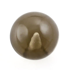 SMOKY QUARTZ PLAIN BALLS MEDIUM (HALF DRILL) 8MM 3.57 Cts.