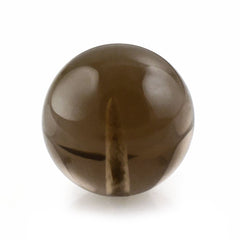SMOKY QUARTZ PLAIN BALLS (DARK) (HALF DRILL) 8MM 3.59 Cts.