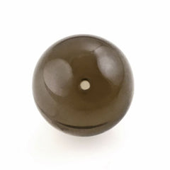 SMOKY QUARTZ PLAIN BALLS (DARK) (HALF DRILL) 8MM 3.59 Cts.