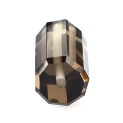 SMOKY QUARTZ STEP CUT BARREL (FULL DRILL 1MM) 14.50X7.20MM 8.00 Cts.