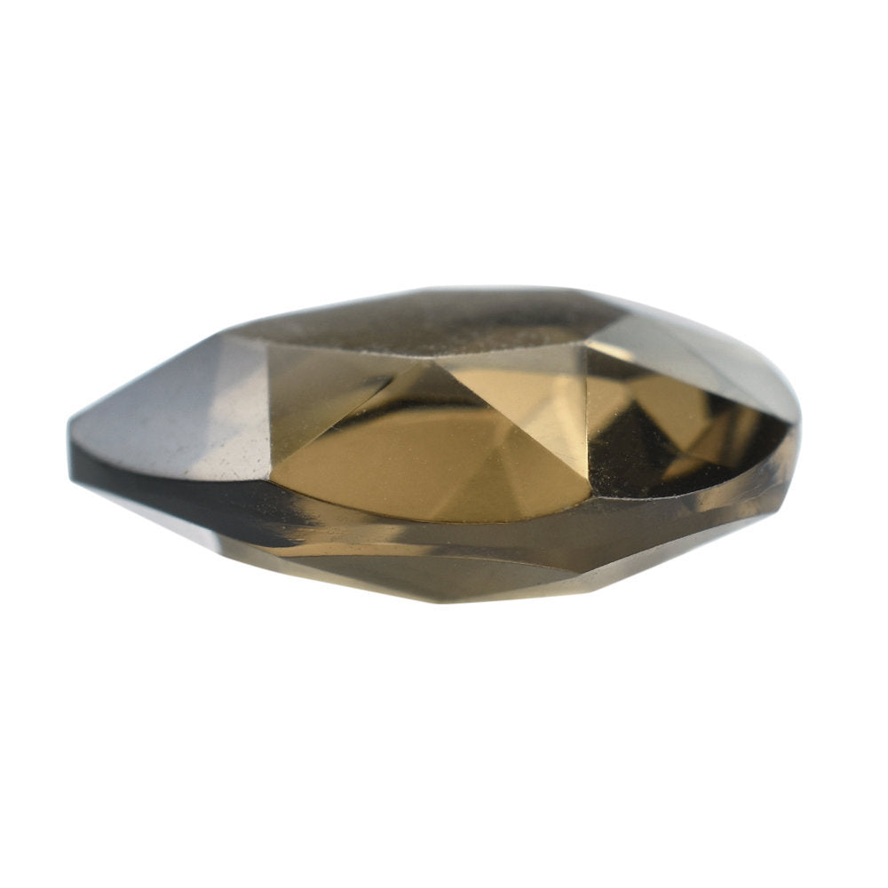 SMOKY QUARTZ BOTH SIDE TABLE CUT PEAR 16X14MM 7.82 Cts.
