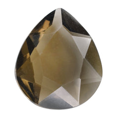 SMOKY QUARTZ BOTH SIDE TABLE CUT PEAR 16X14MM 7.82 Cts.