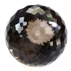 SMOKY QUARTZ ONION DROPS (HALF DRILL 1MM)  18X17MM 32.97 Cts.