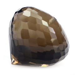 SMOKY QUARTZ ONION DROPS (HALF DRILL 1MM)  18X17MM 32.97 Cts.