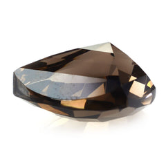 SMOKY QUARTZ (PALE) FACETED SHIELD (MEDIUM) 16X13MM 9.25 Cts.
