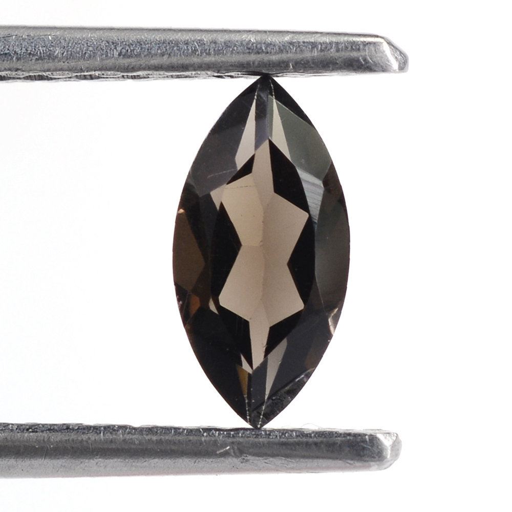 SMOKY QUARTZ CUT MARQUISE 8X4MM 0.5 Cts.