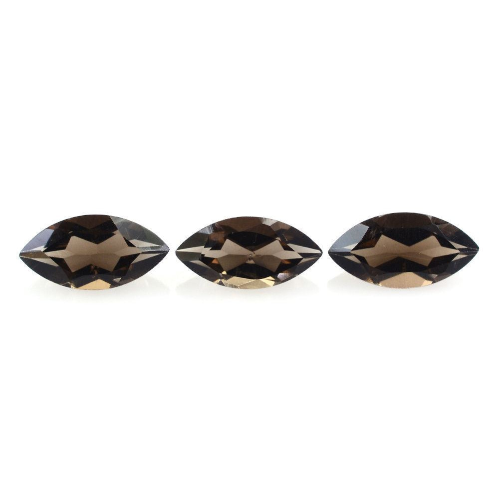 SMOKY QUARTZ CUT MARQUISE 8X4MM 0.5 Cts.