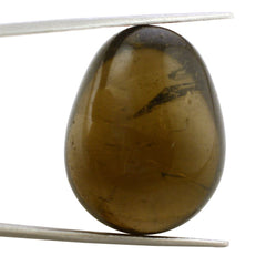 SMOKY QUARTZ PLAIN EGG 29X20MM 94.70 Cts.