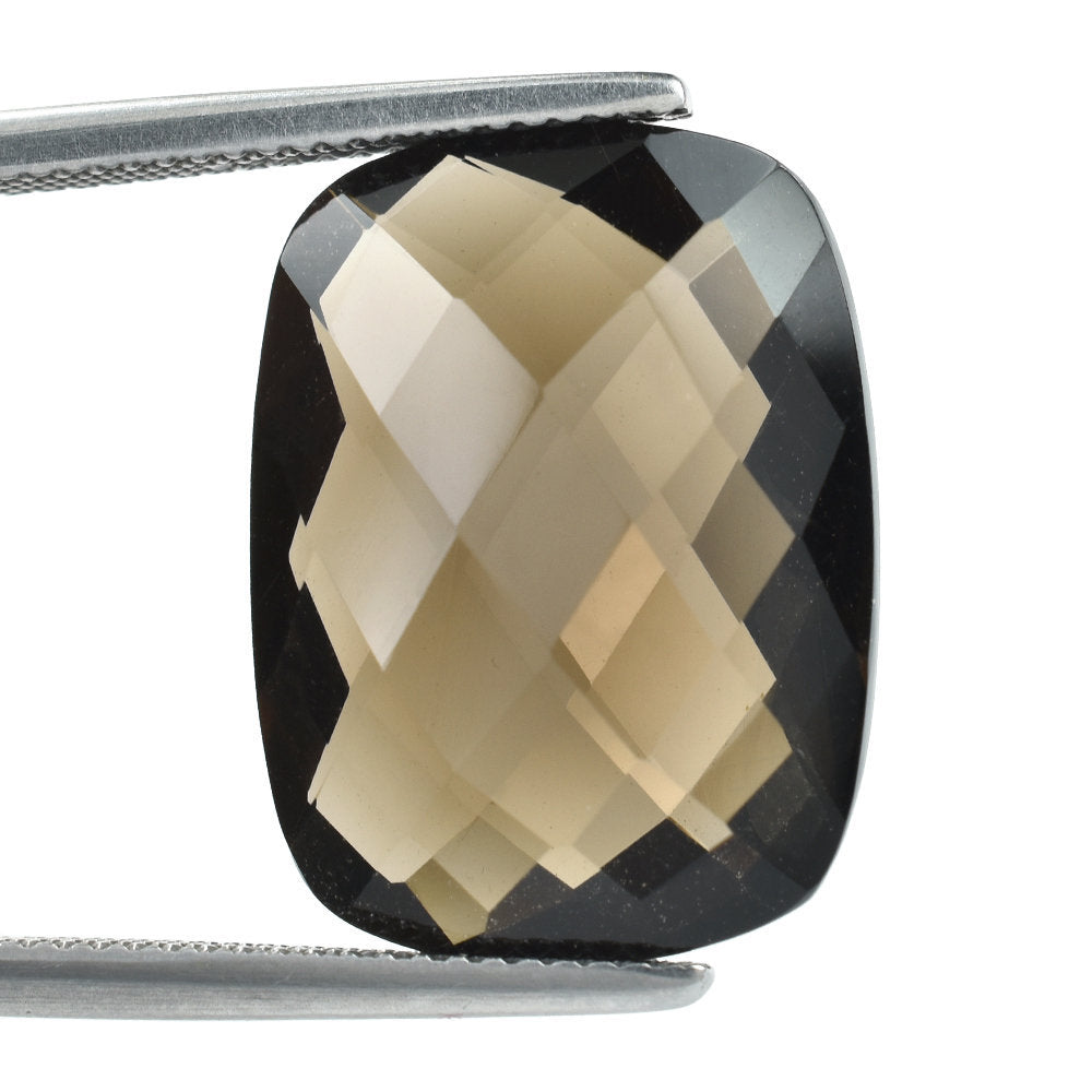 SMOKY QUARTZ BRIOLETTE CUSHION 20X15MM 16.15 Cts.