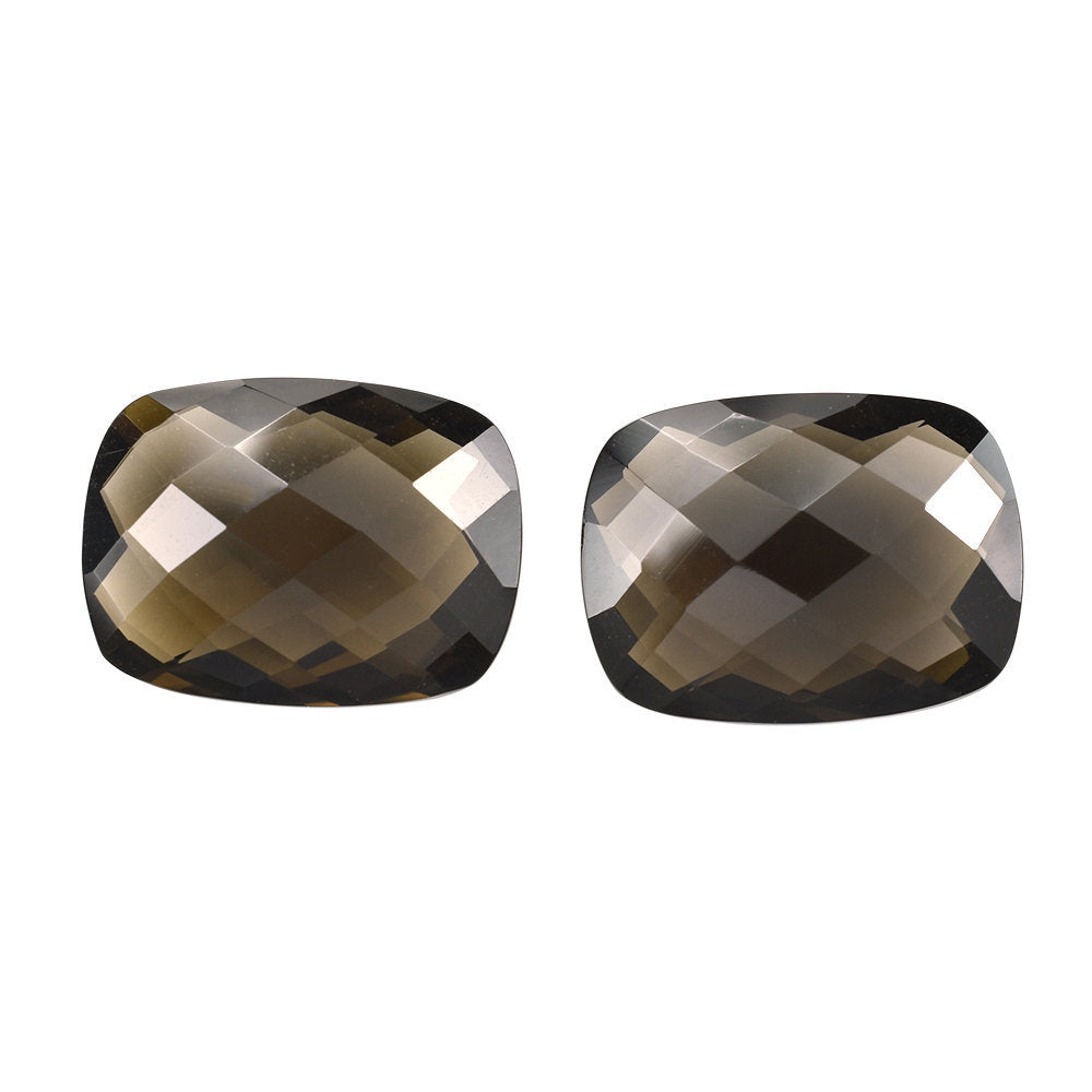 SMOKY QUARTZ BRIOLETTE CUSHION 20X15MM 16.15 Cts.