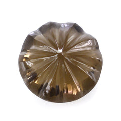 SMOKY QUARTZ UMBRELLA ROUND (DES#127) 12MM 7.25 Cts.