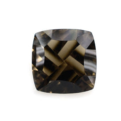 SMOKY QUARTZ LONG STEP CONCAVE CUSHION (DES#88) 8MM 2.03 Cts.