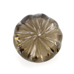 SMOKY QUARTZ UMBRELLA ROUND (DES#127) 12MM 7.55 Cts.