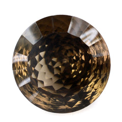 SMOKY QUARTZ NIRVANA CUT ROUND (DES#81) 14MM 8.44 Cts.