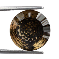 SMOKY QUARTZ NIRVANA CUT ROUND (DES#81) 14MM 8.44 Cts.