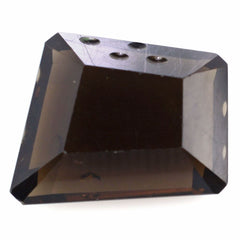SMOKY QUARTZ CUT CHEESE (DES#59) 18.50X16X15.50X12.50MM 16.11 Cts.