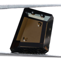 SMOKY QUARTZ CUT CHEESE (DES#59) 18.50X16X15.50X12.50MM 16.11 Cts.