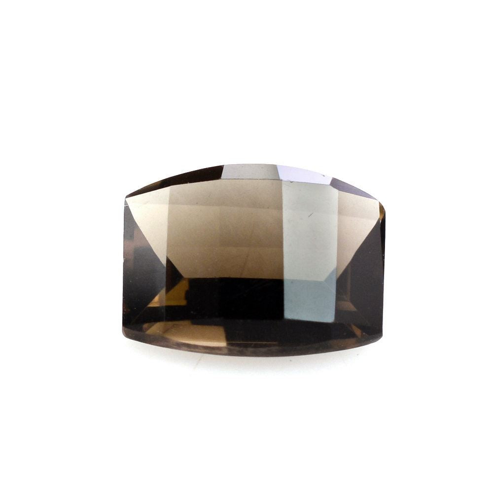 SMOKY QUARTZ BAR CUT BARREL (DES#128) 8X6MM 1.37 Cts.