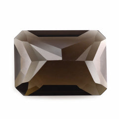 SMOKY QUARTZ OCTAGON RADIANT CUT WITH OCTAGON (DES#1) 14X10MM 6.20 Cts.