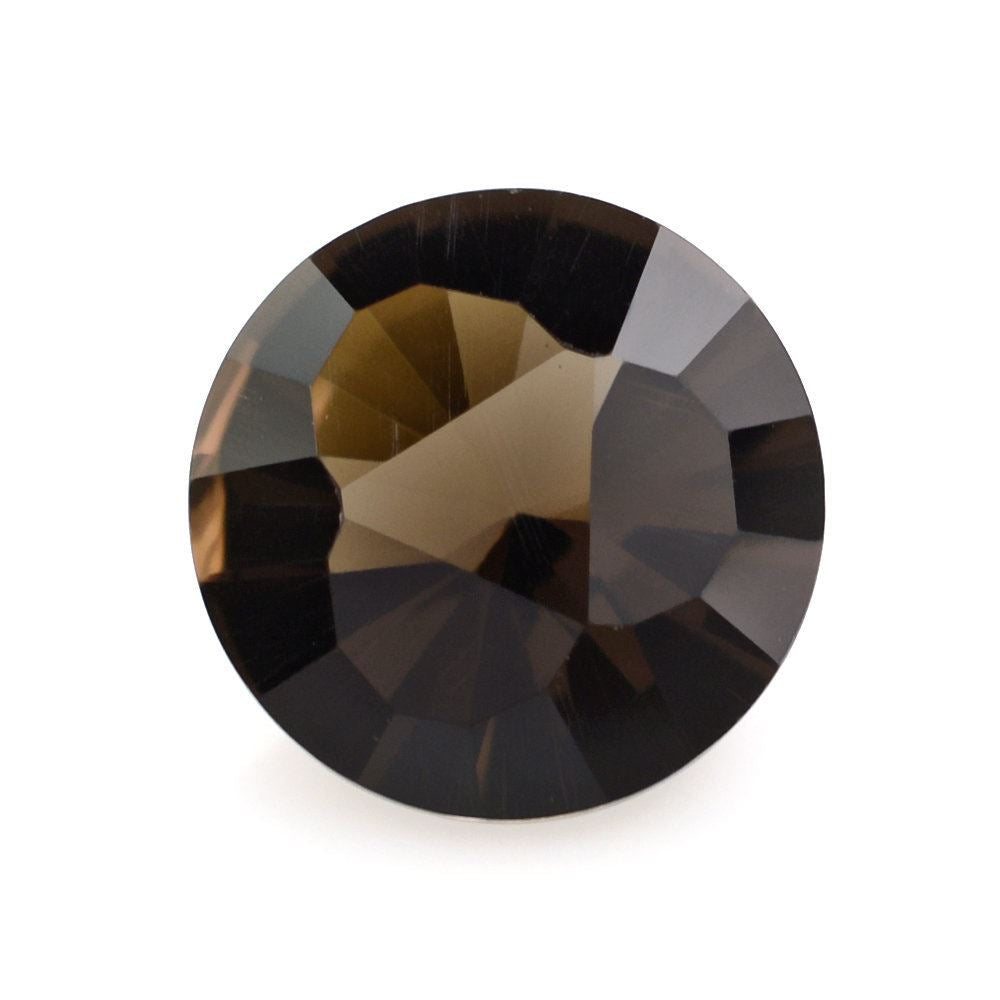 SMOKY QUARTZ CLUBS TOP ROUND (DES#93) 10MM 0.98 Cts.