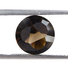 SMOKY QUARTZ CLUBS TOP ROUND (DES#93) 10MM 0.98 Cts.