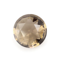 SMOKY QUARTZ HIGH DOME ROSE CUT ROUND (DES#17) 8MM 2.13 Cts.